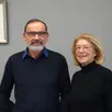 photo jean-claude moser, le maire, avec marie-dominique gérardin, une des agents recenseurs.