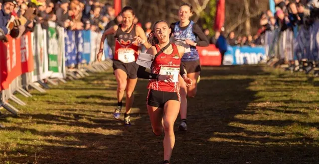 photo  ines herault a décroché la deuxième place du relais mixte pour montfort-le-gesnois.  &copy;  photo : dominique breugnot 