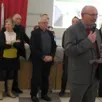 photo  le maire, jacky marchand, et membres du conseil municipal, ont présenté leurs vœux aux habitants. 