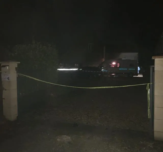 photo l’identification criminelle est toujours sur place ce mardi à 20h.  ©  ouest-france