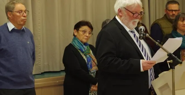 photo  michel pré, le maire, a listé les réalisations 2023 et annoncé les projets 2024.  &copy;  le maine libre 