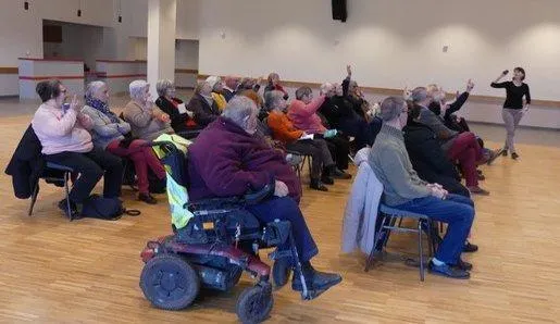 photo  lors de la séance découverte à malicorne.  &copy;  le maine libre 