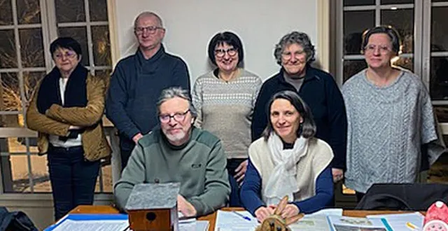 photo  lors de l’assemblée générale des jardins de chanu, dimanche.  &copy;  ouest-france 