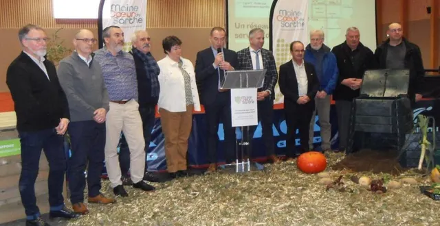 photo  lors du discours du président chollet.  &copy;  le maine libre 