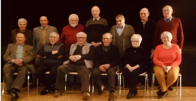 photo  les membres du bureau de la section unc de chaufour-notre-dame, trangé et degré.  &copy;  ouest-france 