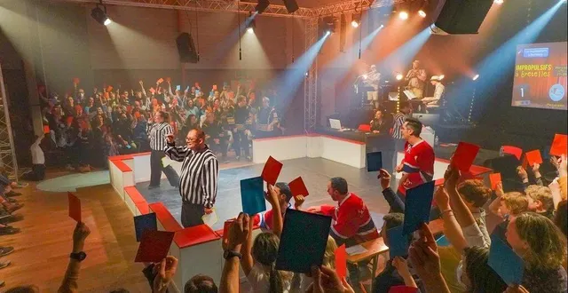 photo  les matchs d’improvisation, c’est une belle ambiance.  &copy;  club photo csl 