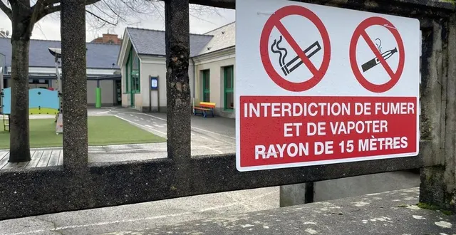 photo  depuis le 1er janvier 2024, il est interdit de fumer et vapoter aux abords des écoles publiques de sablé-sur-sarthe.  &copy;  le maine libre 