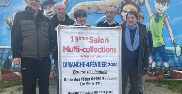 photo  joël poussier, joël chartier, josette leblanc, françoise cutullice, lionel leblanc et nicole jean, organisent ce salon tous les ans.  &copy;  ouest-france 