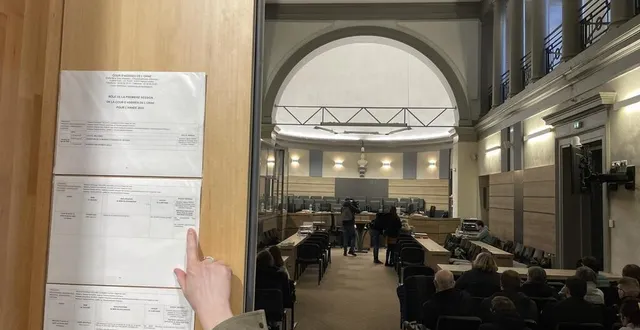 photo  la compagne de dylan fouquet a témoigné en début de matinée, mardi 30 janvier 2024.  &copy;  ouest-france 