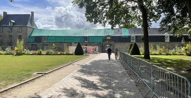 photo  le projet de reconstruction de la mairie de flers (orne) devrait être dévoilé d’ici à la mi-mars 2024.  &copy;  ouest-france 