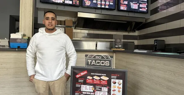 photo  omar eddaif est le nouveau gérant de so’tacos à alençon (orne).  &copy;  ouest-france 