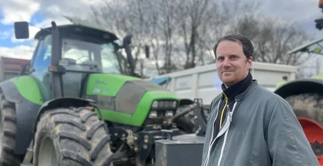 photo  denis genissel, à la tête d’une exploitation laitière dans l’orne, en bio.  &copy;  ouest-france 