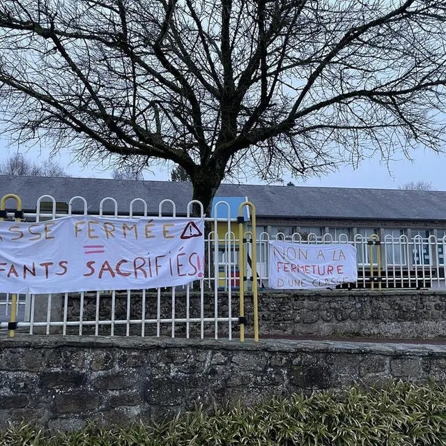 photo l’école des mots tordus de la ferrière-aux-etangs (orne) a déjà perdu une classe à la rentrée 2023.  ©  ouest-france