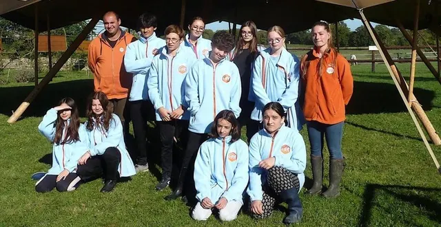 photo  des jeunes bénévoles, en octobre.  &copy;  ouest-france 