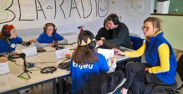 photo  bla bla radio avait amené son studio pour couvrir l’événement.  &copy;  ouest-france 
