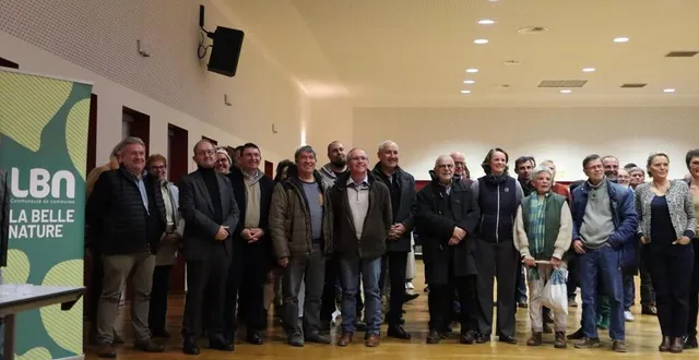 photo  plus d’une cinquantaine de chefs d’entreprise, dont les sociétés sont basées sur le territoire de lbn communauté, avaient répondu à l’invitation des premiers vœux aux entreprises.  &copy;  ouest-france 