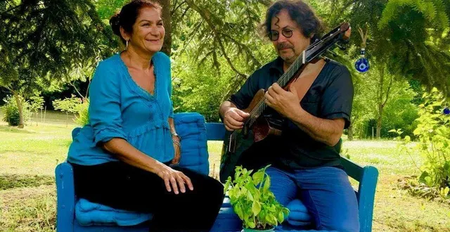 photo  joëlle carmona et olivier cahours.  &copy;  alba haca duo 