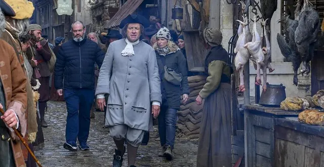 photo  quelques scènes du film ont été tournées au mans, rue de la reine-bérengère.  &copy;  archives le maine libre -yvon loué 
