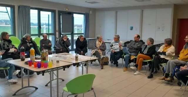 photo  la délégation départementale de l’association française des sclérosés en plaques (afsep) réunie à rouillon  &copy;  le maine libre 