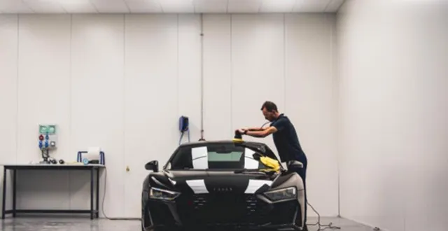 photo  la nouvelle structure prend en charge toutes les étapes, de la réception des véhicules à la préparation finale, en passant par le contrôle conformité, la préparation mécanique et esthétique.  &copy;  le maine libre 