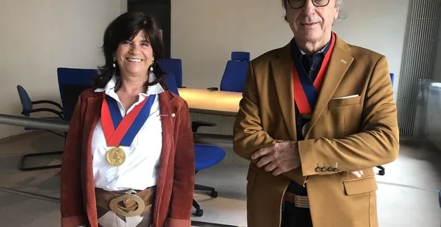 photo  nathalie frenehard et jean-michel delacencellerie, respectivement présidente et vice-président du conseil de prud’hommes du mans.  &copy;  le maine libre 