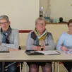 photo de gauche à droite : karine mullet, maire, éric marchand, conseiller départemental, claudine martin, présidente interclubs de l’antonnière, madeleine hamelin, roger hamelin, membres du comité directeur générations mouvement aigné.