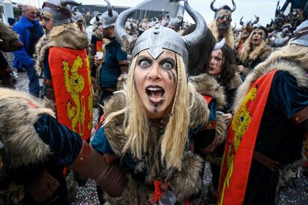 photo Lors de la 149e édition du carnaval de Granville. Martin ROCHE / OUEST-FRANCE 