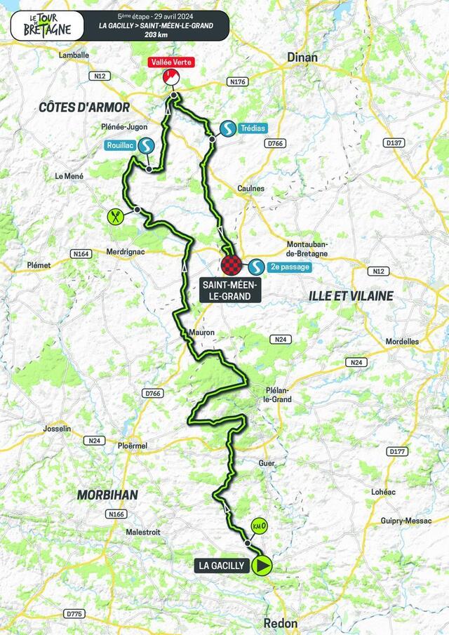 Tour de Bretagne 2024. Départ de LocmariaPlouzané, Dinan pour l