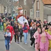 photo le défilé du carnaval de précigné, en février 2023, qui avait alors pour thème les vikings.