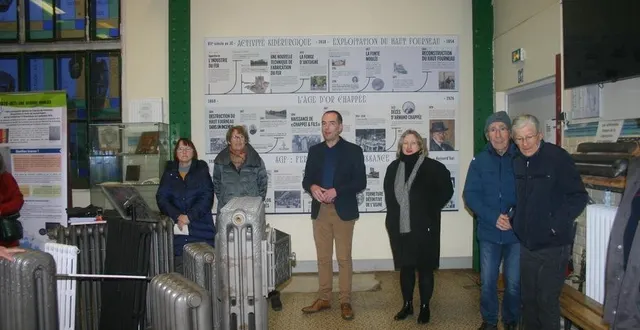photo  mmes chartier et louveau ont présenté l’exposition sur les lieux de mémoire en sarthe.  &copy;  le maine libre 