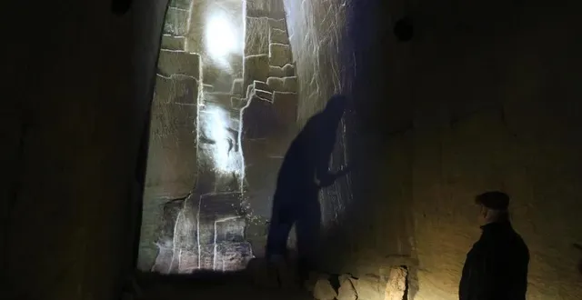 photo  doué-la-fontaine samedi 11 février 2024. le site touristique le mystère des faluns rouvre ses portes avec son lot de nouveautés qui mettent en avant l’extraction de la pierre.  &copy;  co - yvan georget 