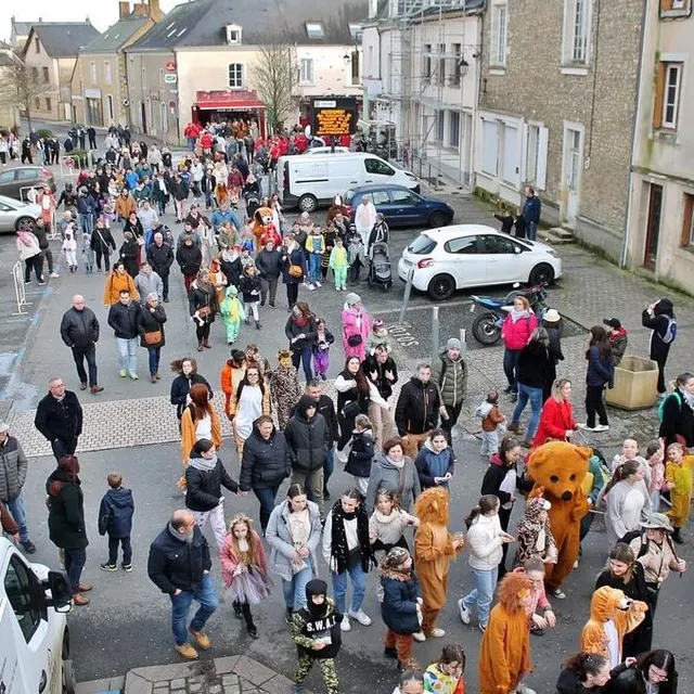 photo il y avait du monde dans le cortège.  ©  ouest-france