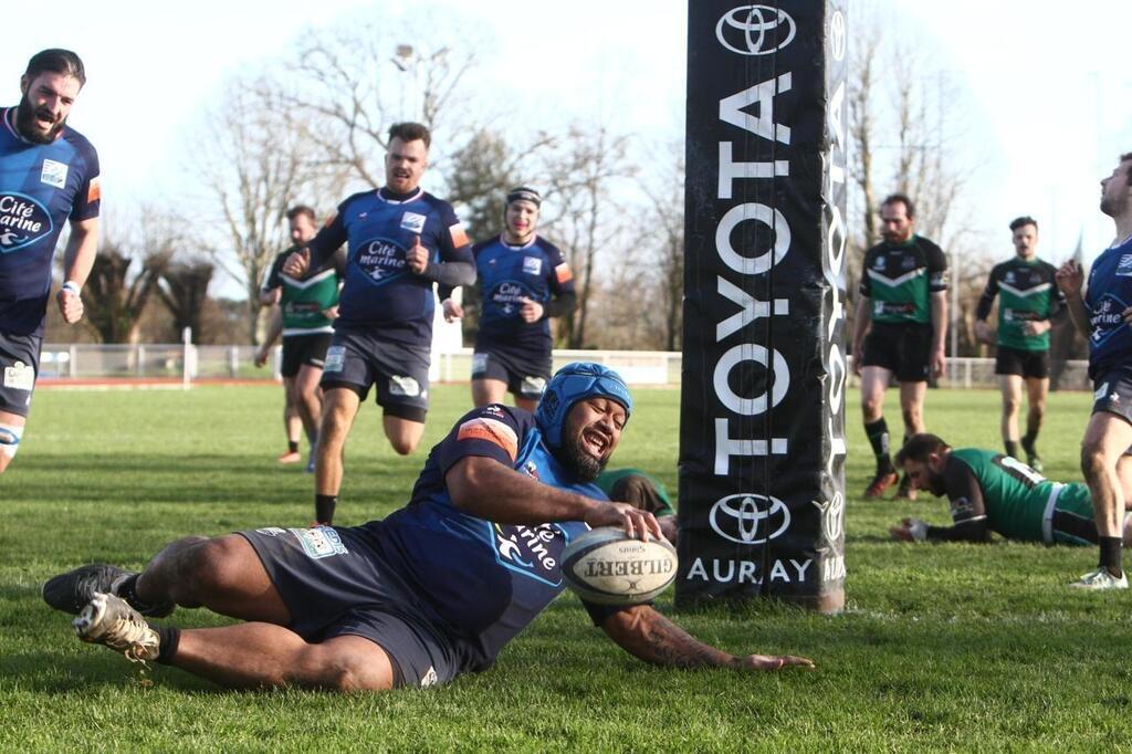 Rugby Fédérale 3 20 Essais Et 128 Points Auray Simpose Sur Une Marque Historique Face à 