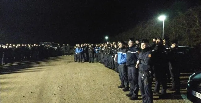 photo  257 gendarmes étaient au briefing, lundi matin. l’opération devrait durer toute la semaine dans tout le département.  &copy;  dr 