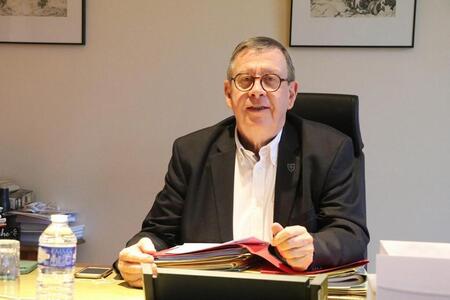 photo Jean Morin, président du conseil départemental de la Manche. archives Ouest-France 