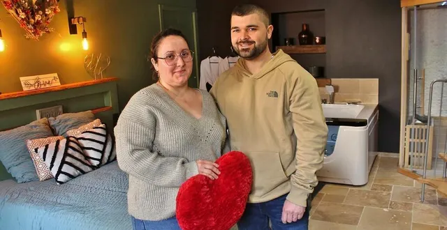 photo  tiffany et geoffrey lebreton ont ouvert il y a un an leur studio baptisé « instant à deux » dans le bourg de précigné (sarthe)  &copy;  ouest-france 