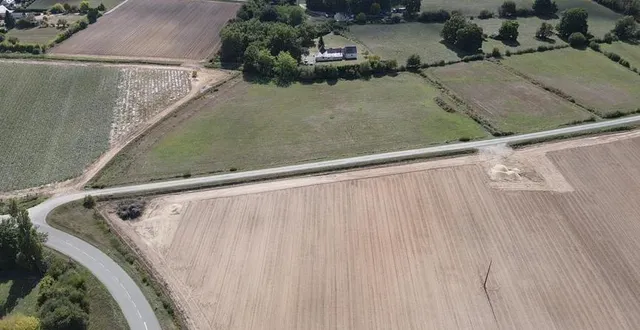 photo  à loire-authion, le site d’implantation du futur centre pénitentiaire, prévu pour 2027.  &copy;  archives ouest france 