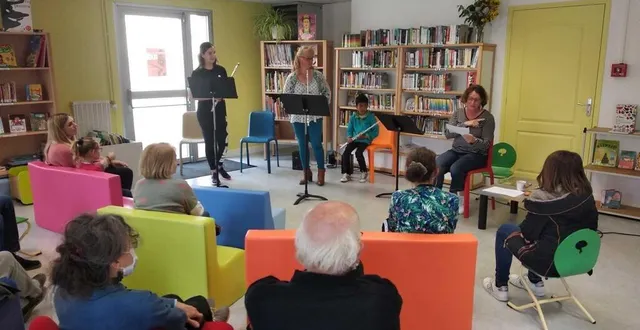 photo  des lectures musicales pour tout public seront prochainement organisées dans le réseau de la médiathèque le lien, dans la communauté de communes du maine saosnois (sarthe)  &copy;  anne le bon 