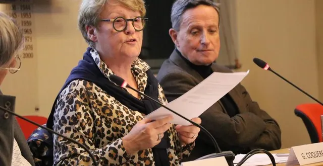 photo  vice-présidente en charge des finances, geneviève coquereau a présenté le débat d’orientation budgétaire d’anjou bleu communauté, mardi 13 février.  &copy;  ouest-france 