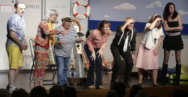 photo  la troupe de beaumont-sur-sarthe, le théâtre du haut-maine, se produira pour la première fois à conlie.  &copy;  archives le maine libre 