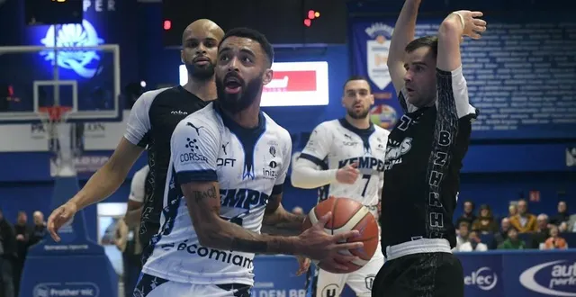 photo  benoit injai et les béliers ont été sérieux ce vendredi 16 février en n1m contre l’union rennes.  &copy;  photo : daniel sainthorant 