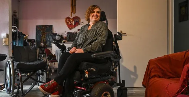 photo  depuis cinq ans, stéphanie simon est représentante départementale de l’apf france handicap.  &copy;  le maine libre – denis lambert 