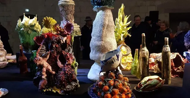 photo  « la très grande table » du couple marjolaine caron & louis bachelot, à découvrir à l’abbaye.  &copy;  archives co - julien coutenceau 