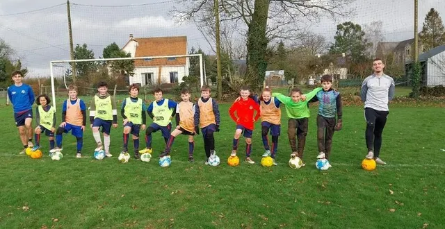 photo  malgré des conditions d’entraînement parfois difficiles, les jeunes sellois ne rechignent pas à l’effort.  &copy;  ouest-france 