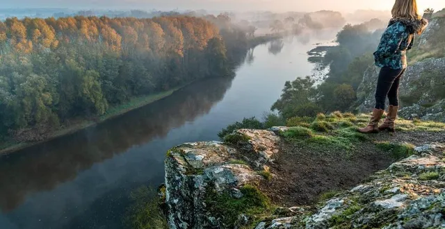 photo  une rando au grand air à la roche de murs, à mûrs-erigné.  &copy;  sebastien gaudard 
