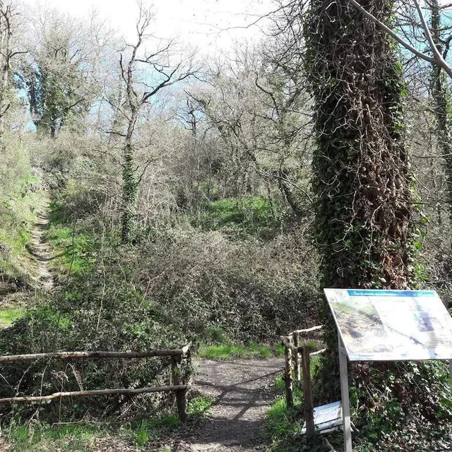 photo randos au grand air à noyant-la-gravoyère, entre ardoise et fer.  ©  otab