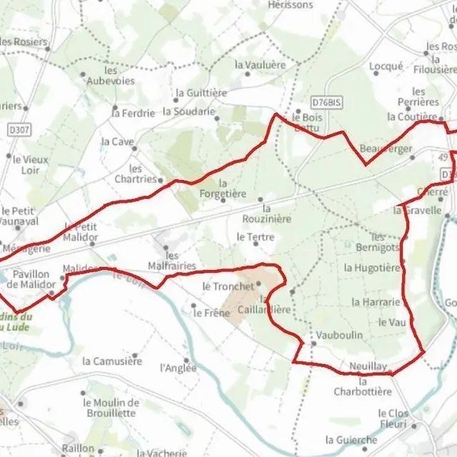 photo pour découvrir ce circuit, vous partez pour près de 17 km et 5 heures de balade. soyez prêts.  ©  ffr sarthe