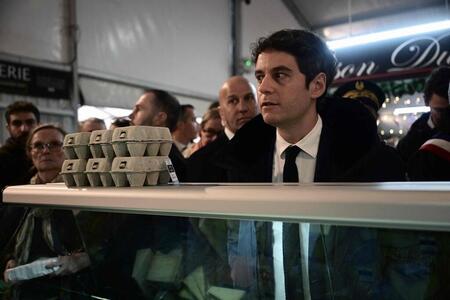 photo Gabriel Attal va visiter le salon de l’agriculture. Image d’illustration PHILIPPE LOPEZ / AFP 