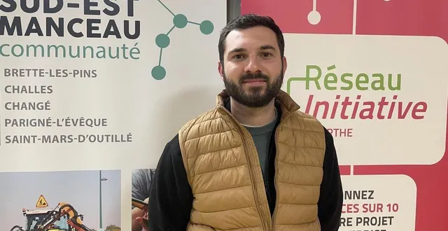 photo  clément dupont lors de la soirée de remise des prêts d’honneur.  &copy;  sud est manceau 