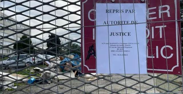 photo  un terrain occupé par des familles en grande précarité à angers a été récupéré par angers loire métropole, ce mardi 27 février.  &copy;  ouest-france 